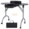 Foldable Manicure Station on Wheels with Carry bag - Black MT-005 Manicure Tables