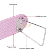Foldable Microfiber Leather Hand Rest Manicure Station | Pink Nail Salon Accessories