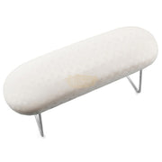 Foldable Microfiber Leather Hand Rest Manicure Station | White Nail Salon Accessories