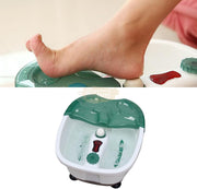 Foot Spa Bath Massager with Heat | Green/White Massage Foot Tub