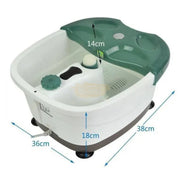 Foot Spa Bath Massager with Heat | Green/White Massage Foot Tub