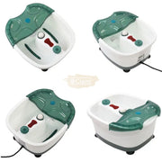 Foot Spa Bath Massager with Heat | Green/White Massage Foot Tub