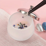 Acrylic Jar with Lid for Nail Monomer Dappen Dish