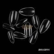 Full Cover Almond Nail Tips Clear 500 Tips Nail Tips