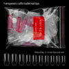 Full Cover Ballerina Nail Tips Clear 100 pcs Nail Tips