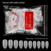 Full Cover Ballerina Nail Tips Natural 500 Tips Nail Tips