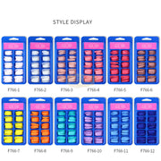 Full Cover Color Long Ballet Press On Nail 100 pieces/box Press On Nails