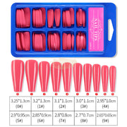 Full Cover Color Long Ballet Press On Nail 100 pieces/box Press On Nails