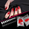Full Cover Oval Nail Tips Clear 500 Tips Nail Tips