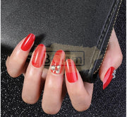 Full Cover Round Nail Tips Clear 100 Tips Nail Tips