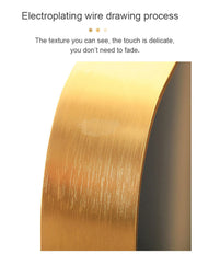 Full Length Mirror With Round Edges | Gold