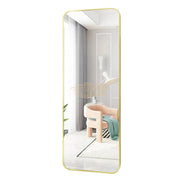 Full Length Mirror With Round Edges | Gold