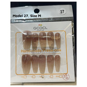 GCOCL SG011-27 Hand-Made Press On Nails M Press On Nails