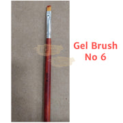 Gel Brush No 6 | Brown Nail Art Brush