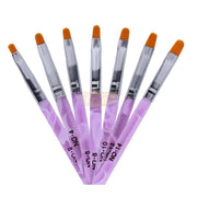 Gel Brush Set - 7 pieces Gel Brush