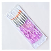 Gel Brush Set - 7 pieces Gel Brush