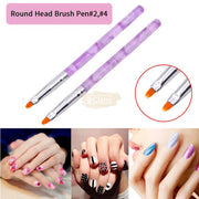 Gel Brush Set - 7 pieces Gel Brush