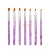 Gel Brush Set - 7 pieces Gel Brush