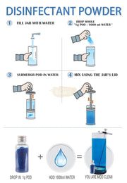 Glass Disinfecting Jar 29x11 cm (Container Only) Hair Accessories