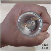 Glass Dropper Bottle | Gold Cap | 30ml (Clear) Glass Bottle