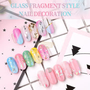 Glass Fragment Style Nail Sequins - Available in 18 designs Nail Sequins