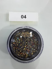 Glass Nail Rhinestone Diamond Crystal Stones - Available in 7 Colors A-04 Rhinestones