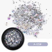 Glass Nail Rhinestone Diamond Crystal Stones - Available in 7 Colors Rhinestones