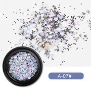 Glass Nail Rhinestone Diamond Crystal Stones - Available in 7 Colors Rhinestones