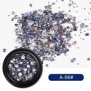 Glass Nail Rhinestone Diamond Crystal Stones - Available in 7 Colors Rhinestones