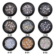 Glass Nail Rhinestone Diamond Crystal Stones - Available in 7 Colors Rhinestones