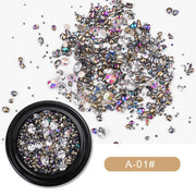 Glass Nail Rhinestone Diamond Crystal Stones - Available in 7 Colors Rhinestones