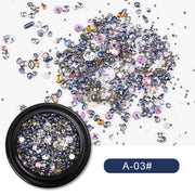 Glass Nail Rhinestone Diamond Crystal Stones - Available in 7 Colors Rhinestones
