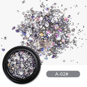 Glass Nail Rhinestone Diamond Crystal Stones - Available in 7 Colors Rhinestones