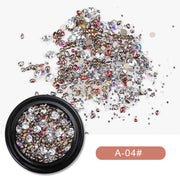 Glass Nail Rhinestone Diamond Crystal Stones - Available in 7 Colors Rhinestones