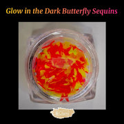 Glow in the Dark Butterfly Sequins - Available in 11 options 7 Nail Art