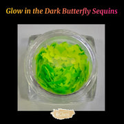 Glow in the Dark Butterfly Sequins - Available in 11 options 8 Nail Art
