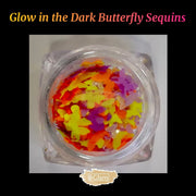 Glow in the Dark Butterfly Sequins - Available in 11 options 9 Nail Art