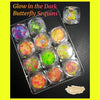 Glow in the Dark Butterfly Sequins - Available in 11 options Nail Art