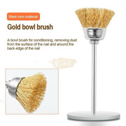 Gold Bowl Drill Bit Cleaning Brush Drill Bit Brush