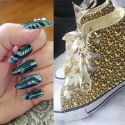 Gold Flatback Beads Mixed Size | Nail Art Deco Nail Deco