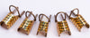 Gold Metal Reusable Extension Guide C Curve Shape 5 pieces Nail Art Tool