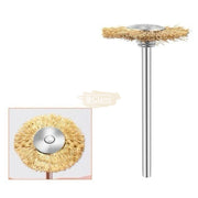 Gold T-Shape Drill Bit Cleaning Brush Drill Bit Brush