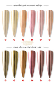 Golden Series Mirror Nail Powder with applicator - Available in 6 colors Nail Powder