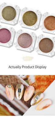 Golden Series Mirror Nail Powder with applicator - Available in 6 colors Nail Powder