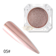 Golden Series Mirror Nail Powder with applicator - Available in 6 colors 5 Nail Powder