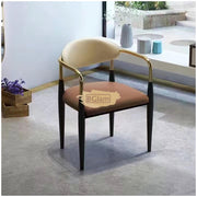 Green Contemporary Arm Chair with Gold Accent Chairs