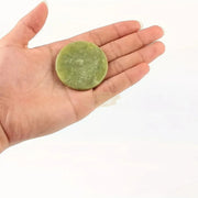 Green Jade Stone Glue Palette 5 cm for Eyelash Glue Extension Application Glue Palette
