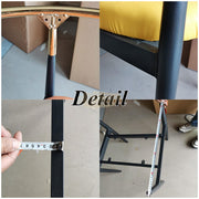 Grey Contemporary Arm Chair with Gold Accent Chairs