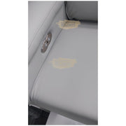 Grey Electric Spa Recliner Chair with Pull-Out Foot Tub Manicure Trays & USB Ports Pedicure Chair