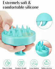 Hair Scalp Massager Shampoo Brush Solid Colors Scalp Massager Brush